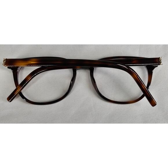 SAINT LAURENT PARIS SL M111 HAVANA TORTOISESHELL DESIGNER EYEGLASSES 52-18-145 - Picture 3 of 10